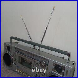 Vintage rare SANYO M 7900K mini and slim boombox sold as is for parts or repair