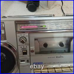 Vintage rare SANYO M 7900K mini and slim boombox sold as is for parts or repair