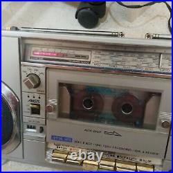 Vintage rare SANYO M 7900K mini and slim boombox sold as is for parts or repair