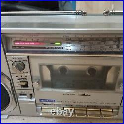 Vintage rare SANYO M 7900K mini and slim boombox sold as is for parts or repair