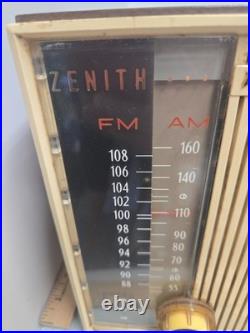 Vintage zenith FM AM radio, high fidelity, s-53555, parts only, untested