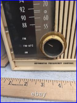 Vintage zenith FM AM radio, high fidelity, s-53555, parts only, untested