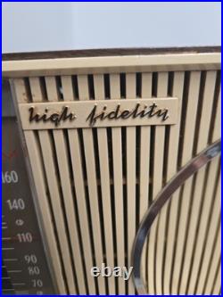 Vintage zenith FM AM radio, high fidelity, s-53555, parts only, untested