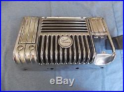 Vtg 1946-48 Plymouth Special Deluxe Chrome Radio Dash Grill