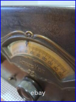 Vtg ATWATER KENT Type L Chassis Radio For Parts Or Repair Some Breakage & Dirty