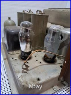 Vtg ATWATER KENT Type L Chassis Radio For Parts Or Repair Some Breakage & Dirty
