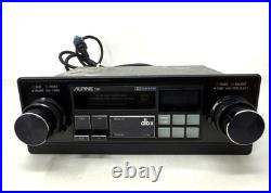 Vtg Alpine 7347 Lamborghini Countach Cassette Deck Car Radio FOR PARTS/REPAIR