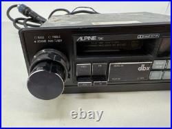 Vtg Alpine 7347 Lamborghini Countach Cassette Deck Car Radio FOR PARTS/REPAIR