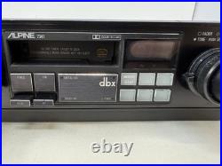 Vtg Alpine 7347 Lamborghini Countach Cassette Deck Car Radio FOR PARTS/REPAIR