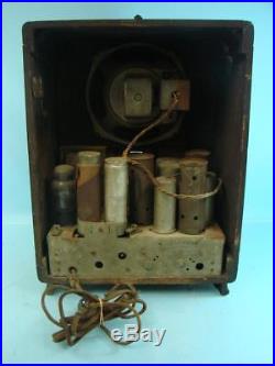 Vtg Antique Philco Model 66 Tombstone Radio for Parts or Repair