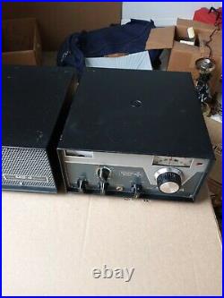 Vtg Drake SW 4A Shortwave Tube Radio Receiver Parts//Repair & Spkr MS-4 DRAKE