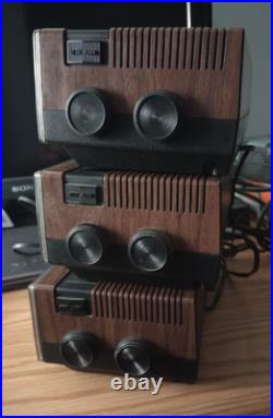 Vtg GE Flip Alarm Clock Radio AM/FM Lot of 3 General Electric for Parts 7-4305C