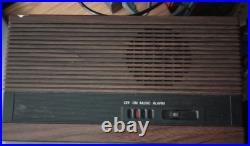 Vtg GE Flip Alarm Clock Radio AM/FM Lot of 3 General Electric for Parts 7-4305C