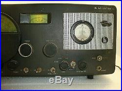 Vtg Hallicrafters S-40A short wave tube ham radio receiver collectible parts