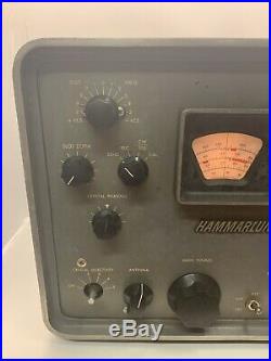 Vtg Hammarlund Hq145 Shortwave Tube Ham Radio Receiver Radio For Parts/repair