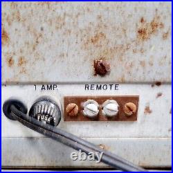 Vtg KNIGHT R-100A Ham Radio Receiver Metal Case Rusty Distressed Parts Decor