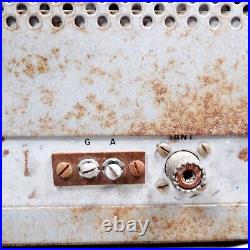 Vtg KNIGHT R-100A Ham Radio Receiver Metal Case Rusty Distressed Parts Decor