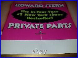 Vtg Original 1993 Howard Stern Private Parts Book Promo Floor Standee Display