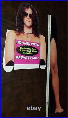 Vtg Original 1993 Howard Stern Private Parts Book Promo Floor Standee Display
