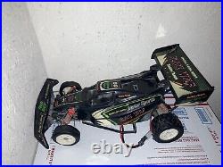 Vtg Radio Shack Black Wolf Racing Buggy RC Car For Parts Or Repairs Untested