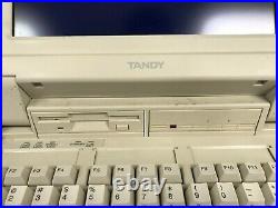 Vtg Radio Shack Tandy 1400LT Personal Computer, Laptop For Parts