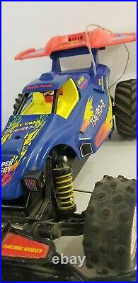 Vtg Radio Shack Tsauro-Z Buggy Off-Road For Parts Or Repair with Controller & Box