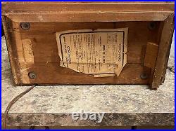 Vtg Rare 1947 Coronado Wood Tune Radio 43-8330, As Is Parts Only, Does Not Work