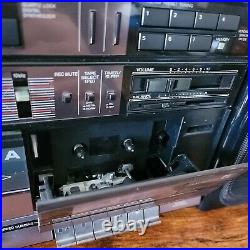 Vtg Sony CFS-W500 Boombox, Vintage, Cassette, Tape, Radio, For Parts, tested