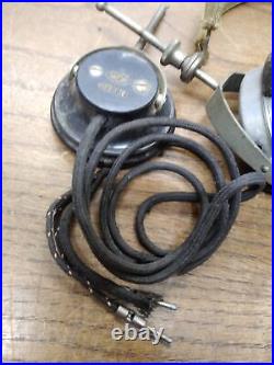 Vtg Wm J Murdock Co. Crystal Radio Set Brandes Inc Headset Bakelite Rare Parts