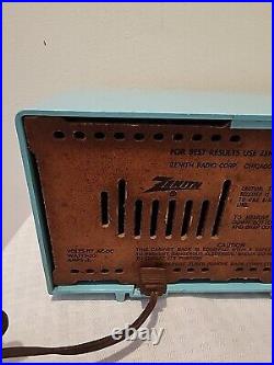 Vtg Zenith F508 Radio Not Working For Parts/Repair (Read)
