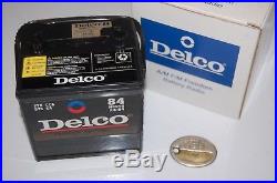 Vtg original GM Fisher Body pin Nos AC Delco Battery Radio guide accessory 60s