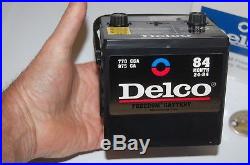 Vtg original GM Fisher Body pin Nos AC Delco Battery Radio guide accessory 60s