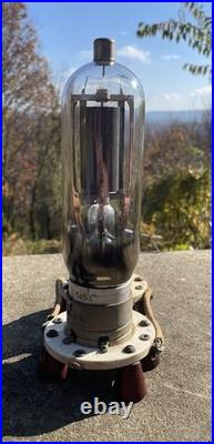 WWII GE Vacuum Tube Pair SC 593 & 593 Military Radar Radio Parts Rare Vintage