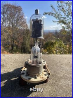WWII GE Vacuum Tube Pair SC 593 & 593 Military Radar Radio Parts Rare Vintage