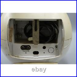 Weltron 2004 Space Ball Radio Cassette Player Recorder White Vintage For Parts