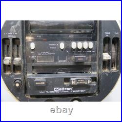 Weltron 2004 Space Ball Radio Cassette Player Recorder White Vintage For Parts Weltron 2004 Space Ball Radio Cassette Player Recorder White Vintage For Parts