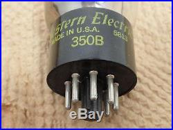 Western Electric 350B Vacuum Tube Date Code 5813, Vintage Radio Amp Audio Part
