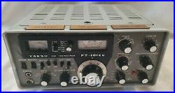 YAESU FT-101EE HAM TRANSCEIVER VINTAGE HAM RADIO with Manual PARTS/REPAIR ONLY