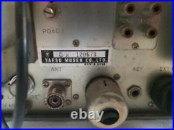 YAESU FT-101EE HAM TRANSCEIVER VINTAGE HAM RADIO with Manual PARTS/REPAIR ONLY