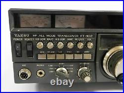 Yaesu FT-102 Vintage Ham Radio Transceiver (powers up, for parts or repair)