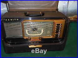 ZENITH TRANS-OCEANIC R600 (1955) SHORTWAVE RADIO For Parts Or Repair