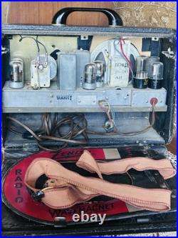 Zenith 6G001Y Long Distance WaveMagnet Portable Tube Radio Parts/Repair
