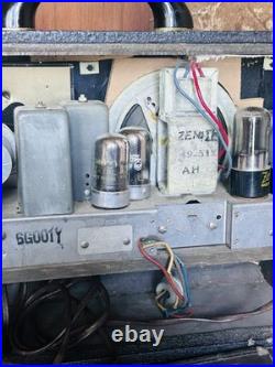 Zenith 6G001Y Long Distance WaveMagnet Portable Tube Radio Parts/Repair