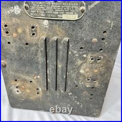 Zenith Super Heterodyne Car Automotive Radio Receiver Model 460 Untested Parts