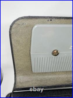 Zenith Trans Oceanic H500 Portable Tube Radio Shortwave AM/FM For Parts Untested