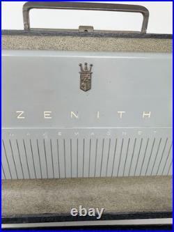 Zenith Trans Oceanic H500 Portable Tube Radio Shortwave AM/FM For Parts Untested