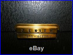 Zenith Trans-Oceanic Wave Magnet Tube SW Radio Vintage for Parts Not Working