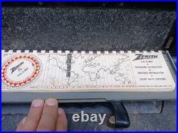 Zenith Trans-oceanic Portable Radio B600 Shortwave Multiple Band Parts Read