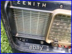 Zenith Trans-oceanic Portable Radio B600 Shortwave Multiple Band Parts Read