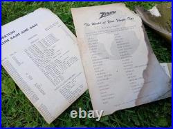 Zenith Trans-oceanic Portable Radio B600 Shortwave Multiple Band Parts Read